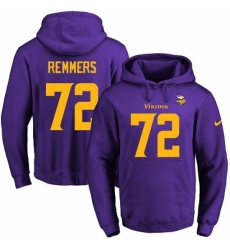NFL Mens Nike Minnesota Vikings 72 Mike Remmers PurpleGold No Name Number Pullover Hoodie NFL Mens Nike Minnesota Vikings 72 Mike Remmers PurpleGold No Name Number Pullover Hoodie
