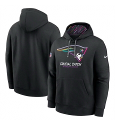 Men New England Patriots Black 2024 Crucial Catch Club Pullover Hoodie Men New England Patriots Black 2024 Crucial Catch Club Pullover Hoodie