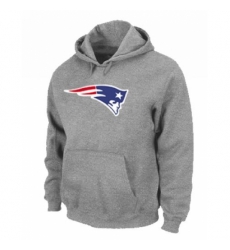 NFL Mens Nike New England Patriots Logo Pullover Hoodie Grey NFL Mens Nike New England Patriots Logo Pullover Hoodie Grey