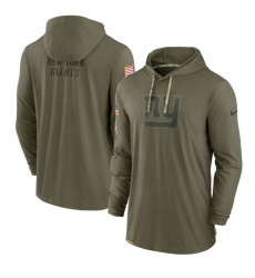 Men New York Giants 2022 Olive Salute To Service Tonal Pullover Hoodie Men New York Giants 2022 Olive Salute To Service Tonal Pullover Hoodie