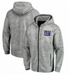 NFL New York Giants Pro Line by Fanatics Branded Space Dye Performance Full Zip Hoodie Heathered Gray NFL New York Giants Pro Line by Fanatics Branded Space Dye Performance Full Zip Hoodie Heathered Gray