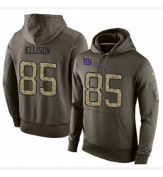 NFL Nike New York Giants 85 Rhett Ellison Green Salute To Service Mens Pullover Hoodie NFL Nike New York Giants 85 Rhett Ellison Green Salute To Service Mens Pullover Hoodie