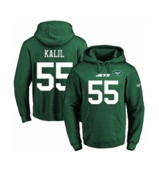 Football Mens New York Jets 55 Ryan Kalil Green Name Number Pullover Hoodie Football Mens New York Jets 55 Ryan Kalil Green Name Number Pullover Hoodie