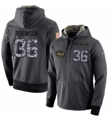 NFL Mens Nike New York Jets 36 Rashard Robinson Stitched Black Anthracite Salute to Service Player Performance Hoodie NFL Mens Nike New York Jets 36 Rashard Robinson Stitched Black Anthracite Salute to Service Player Performance Hoodie