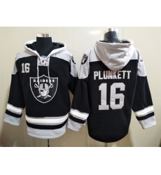 Los Angeles Raiders Sitched Pullover Hoodie #16 16 Jim Plunkett Los Angeles Raiders Sitched Pullover Hoodie #16 16 Jim Plunkett