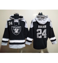 Los Angeles Raiders Sitched Pullover Hoodie #24 Johnathan Abram Los Angeles Raiders Sitched Pullover Hoodie #24 Johnathan Abram