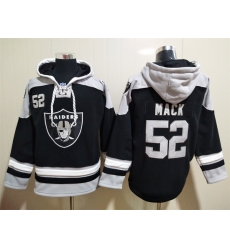 Los Angeles Raiders Sitched Pullover Hoodie #52 Khalil Mack Los Angeles Raiders Sitched Pullover Hoodie #52 Khalil Mack