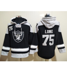 Los Angeles Raiders Sitched Pullover Hoodie #75 Howie Long Los Angeles Raiders Sitched Pullover Hoodie #75 Howie Long