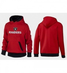 NFL Mens Nike Oakland Raiders Authentic Logo Pullover Hoodie RedBlack NFL Mens Nike Oakland Raiders Authentic Logo Pullover Hoodie RedBlack