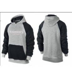 NFL Mens Nike Oakland Raiders English Version Pullover Hoodie GreyBlack NFL Mens Nike Oakland Raiders English Version Pullover Hoodie GreyBlack