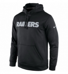 NFL Mens Oakland Raiders Nike Black KO Wordmark Performance Hoodie NFL Mens Oakland Raiders Nike Black KO Wordmark Performance Hoodie