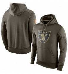 NFL Mens Oakland Raiders Nike Olive Salute To Service KO Performance Hoodie NFL Mens Oakland Raiders Nike Olive Salute To Service KO Performance Hoodie
