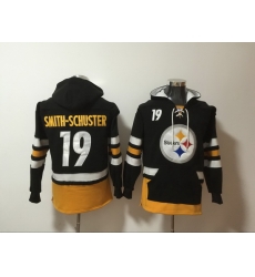 Men Nike Pittsburgh Steelers JuJu Smith-Schuster 19 NFL Winter Thick Hoodie Men Nike Pittsburgh Steelers JuJu Smith-Schuster 19 NFL Winter Thick Hoodie