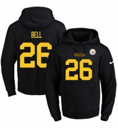 NFL Mens Nike Pittsburgh Steelers 26 LeVeon Bell BlackGold No Name Number Pullover Hoodie NFL Mens Nike Pittsburgh Steelers 26 LeVeon Bell BlackGold No Name Number Pullover Hoodie