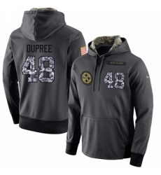 NFL Mens Nike Pittsburgh Steelers 48 Bud Dupree Stitched Black Anthracite Salute to Service Player Performance Hoodie NFL Mens Nike Pittsburgh Steelers 48 Bud Dupree Stitched Black Anthracite Salute to Service Player Performance Hoodie