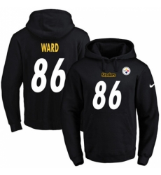 NFL Mens Nike Pittsburgh Steelers 86 Hines Ward Black Name Number Pullover Hoodie NFL Mens Nike Pittsburgh Steelers 86 Hines Ward Black Name Number Pullover Hoodie