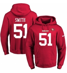 NFL Mens Nike San Francisco 49ers 51 Malcolm Smith Red Name Number Pullover Hoodie NFL Mens Nike San Francisco 49ers 51 Malcolm Smith Red Name Number Pullover Hoodie