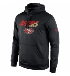NFL Mens San Francisco 49ers Nike Black Kick Off Staff Performance Pullover Hoodie NFL Mens San Francisco 49ers Nike Black Kick Off Staff Performance Pullover Hoodie