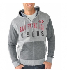 NFL San Francisco 49ers G III Sports by Carl Banks Safety Tri Blend Full Zip Hoodie Heathered Gray NFL San Francisco 49ers G III Sports by Carl Banks Safety Tri Blend Full Zip Hoodie Heathered Gray