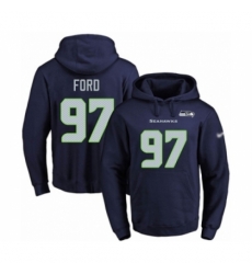 Football Mens Seattle Seahawks 97 Poona Ford Navy Blue Name Number Pullover Hoodie Football Mens Seattle Seahawks 97 Poona Ford Navy Blue Name Number Pullover Hoodie
