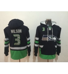 Men Nike Seattle Seahawks Russell Wilson 3 NFL Winter Thick Hoodie Men Nike Seattle Seahawks Russell Wilson 3 NFL Winter Thick Hoodie