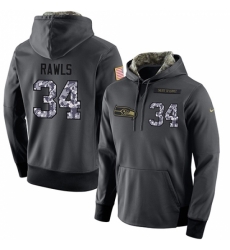 NFL Mens Nike Seattle Seahawks 34 Thomas Rawls Stitched Black Anthracite Salute to Service Player Performance Hoodie NFL Mens Nike Seattle Seahawks 34 Thomas Rawls Stitched Black Anthracite Salute to Service Player Performance Hoodie