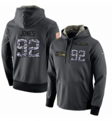 NFL Mens Nike Seattle Seahawks 92 Nazair Jones Stitched Black Anthracite Salute to Service Player Performance Hoodie NFL Mens Nike Seattle Seahawks 92 Nazair Jones Stitched Black Anthracite Salute to Service Player Performance Hoodie