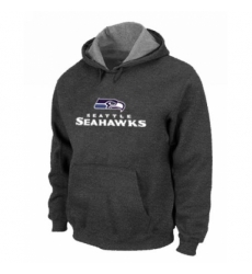 NFL Mens Nike Seattle Seahawks Authentic Logo Pullover Hoodie Dark Grey NFL Mens Nike Seattle Seahawks Authentic Logo Pullover Hoodie Dark Grey