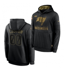 Men Custom Men Tampa Bay Buccaneers 2020 Salute To Service Black Sideline Performance Pullover Hoodie Men Custom Men Tampa Bay Buccaneers 2020 Salute To Service Black Sideline Performance Pullover Hoodie