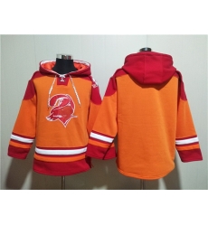 Men Tampa Bay Buccaneers Blank Orange Red Ageless Must Have Lace Up Pullover Hoodie Men Tampa Bay Buccaneers Blank Orange Red Ageless Must Have Lace Up Pullover Hoodie