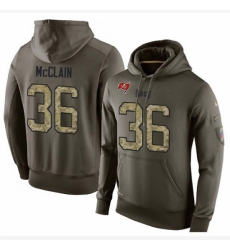 NFL Nike Tampa Bay Buccaneers 36 Robert McClain Green Salute To Service Mens Pullover Hoodie NFL Nike Tampa Bay Buccaneers 36 Robert McClain Green Salute To Service Mens Pullover Hoodie