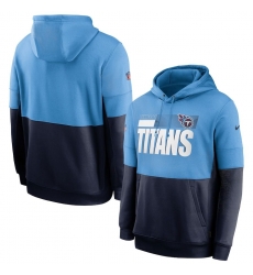 Men Tennessee Titans Nike Sideline Impact Lockup Performance Pullover Hoodie Light Blue Navy Men Tennessee Titans Nike Sideline Impact Lockup Performance Pullover Hoodie Light Blue Navy