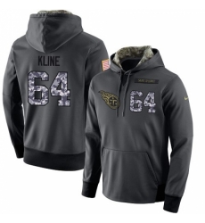NFL Mens Nike Tennessee Titans 64 Josh Kline Stitched Black Anthracite Salute to Service Player Performance Hoodie NFL Mens Nike Tennessee Titans 64 Josh Kline Stitched Black Anthracite Salute to Service Player Performance Hoodie