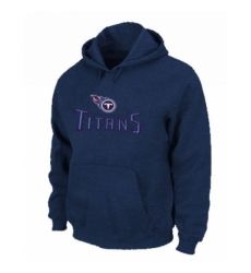 NFL Mens Nike Tennessee Titans Authentic Logo Pullover Hoodie Navy NFL Mens Nike Tennessee Titans Authentic Logo Pullover Hoodie Navy