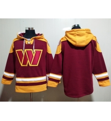 Washington Commanders Red Sitched Pullover Hoodie 01 Washington Commanders Red Sitched Pullover Hoodie 01