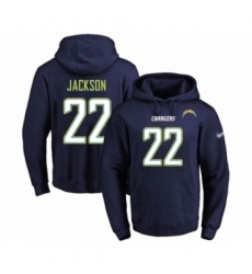 Football Mens Los Angeles Chargers 22 Justin Jackson Navy Blue Name Number Pullover Hoodie Football Mens Los Angeles Chargers 22 Justin Jackson Navy Blue Name Number Pullover Hoodie
