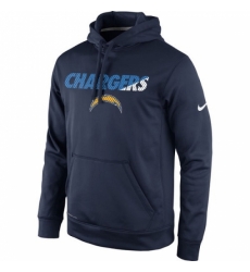 NFL Los Angeles Chargers Nike Kick Off Staff Performance Pullover Hoodie Navy NFL Los Angeles Chargers Nike Kick Off Staff Performance Pullover Hoodie Navy