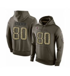 Football Mens Atlanta Falcons 80 Luke Stocker Green Salute To Service Pullover Hoodie Football Mens Atlanta Falcons 80 Luke Stocker Green Salute To Service Pullover Hoodie
