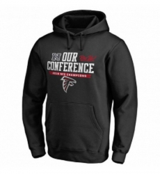 NFL Mens Atlanta Falcons Pro Line by Fanatics Branded Black 2016 NFC Conference Champions Big Tall Our Conference Pullover Hoodie NFL Mens Atlanta Falcons Pro Line by Fanatics Branded Black 2016 NFC Conference Champions Big Tall Our Conference Pullover Hoodie