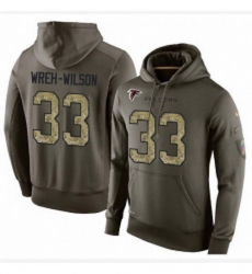 NFL Nike Atlanta Falcons 33 Blidi Wreh Wilson Green Salute To Service Mens Pullover Hoodie NFL Nike Atlanta Falcons 33 Blidi Wreh Wilson Green Salute To Service Mens Pullover Hoodie