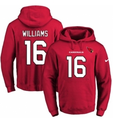 NFL Men Nike Arizona Cardinals 16 Chad Williams Red Name Number Pullover Hoodie NFL Men Nike Arizona Cardinals 16 Chad Williams Red Name Number Pullover Hoodie