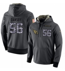 NFL Men Nike Arizona Cardinals 56 Karlos Dansby Stitched Black Anthracite Salute to Service Player Performance Hoodie NFL Men Nike Arizona Cardinals 56 Karlos Dansby Stitched Black Anthracite Salute to Service Player Performance Hoodie