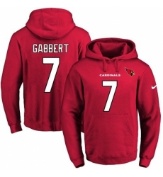 NFL Mens Nike Arizona Cardinals 7 Blaine Gabbert Red Name Number Pullover Hoodie NFL Mens Nike Arizona Cardinals 7 Blaine Gabbert Red Name Number Pullover Hoodie