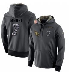 NFL Mens Nike Arizona Cardinals 7 Blaine Gabbert Stitched Black Anthracite Salute to Service Player Performance Hoodie NFL Mens Nike Arizona Cardinals 7 Blaine Gabbert Stitched Black Anthracite Salute to Service Player Performance Hoodie