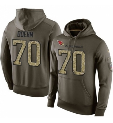NFL Nike Arizona Cardinals 70 Evan Boehm Green Salute To Service Mens Pullover Hoodie NFL Nike Arizona Cardinals 70 Evan Boehm Green Salute To Service Mens Pullover Hoodie