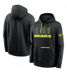 Men Chicago Bears Black Volt Pullover Hoodie Men Chicago Bears Black Volt Pullover Hoodie
