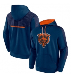 Men Chicago Bears Navy Defender Evo Pullover Hoodie Men Chicago Bears Navy Defender Evo Pullover Hoodie