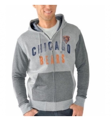 NFL Chicago Bears G III Sports by Carl Banks Safety Tri Blend Full Zip Hoodie Heathered Gray NFL Chicago Bears G III Sports by Carl Banks Safety Tri Blend Full Zip Hoodie Heathered Gray