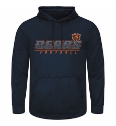 NFL Chicago Bears Majestic Punt Return Pullover Hoodie Navy NFL Chicago Bears Majestic Punt Return Pullover Hoodie Navy