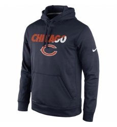 NFL Chicago Bears Nike Kick Off Staff Performance Pullover Hoodie Navy NFL Chicago Bears Nike Kick Off Staff Performance Pullover Hoodie Navy